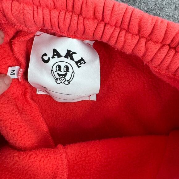 Cake Sweatpants Bright Orange Pink Size Medium - Picture 3 of 4